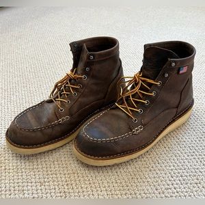Danner Bull Run Moc Toe 6” Brown Work Boots
